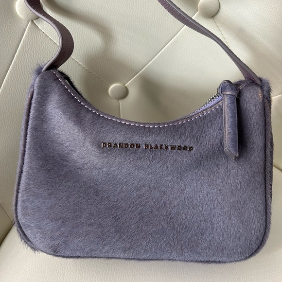 Brandon Blackwood Purple Ponyhair Syl Bag • great... | Depop Brandon Blackwood Syl Bag | Purple Ponyhair